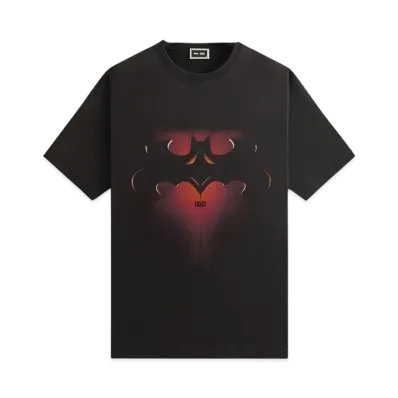 Kith x Batman And Robin Logo Vintage Tee "Black"