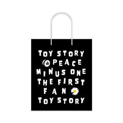 PEACEMINUSONE x Toy Story THE FIRST FAN Paper Bag "Black" / G-DRAGON