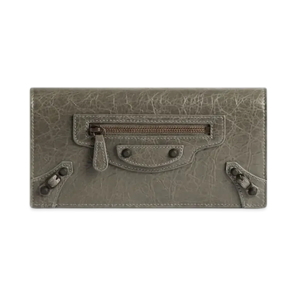 BALENCIAGA Le City Money Long Wallet "Olive"