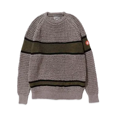 Cav Empt (C.E) LINE LOOSE WAFFLE KNIT "Grey"