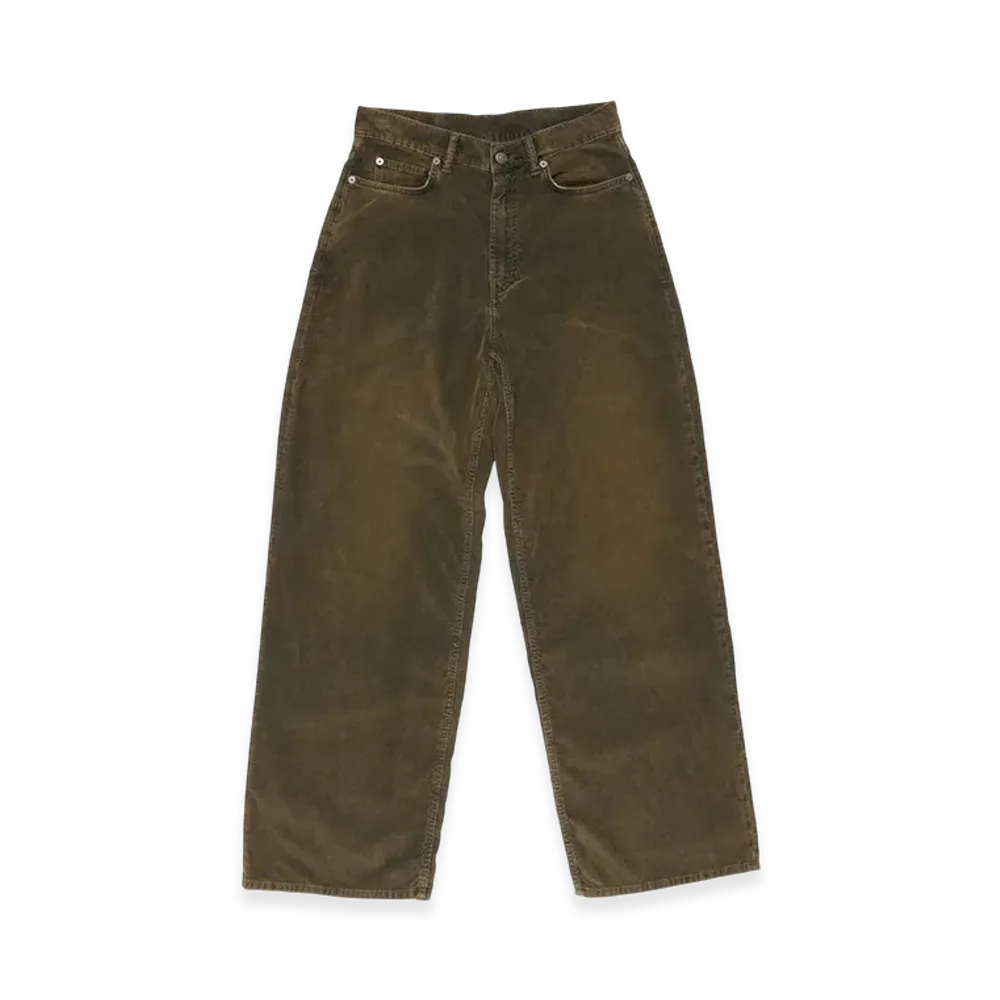 Acne Studios Corduroy Trousers Regular "Olive Green"