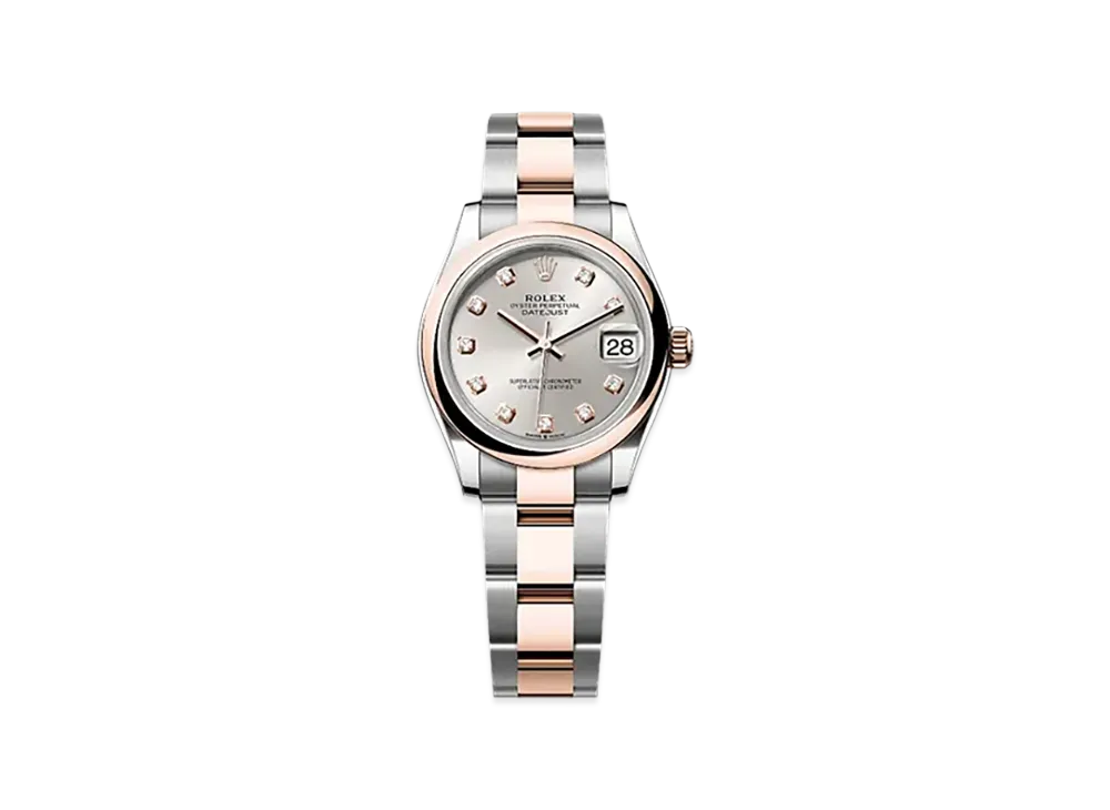 ROLEX Datejust 31mm Oystersteel & Everose Gold 278241 "Silver"