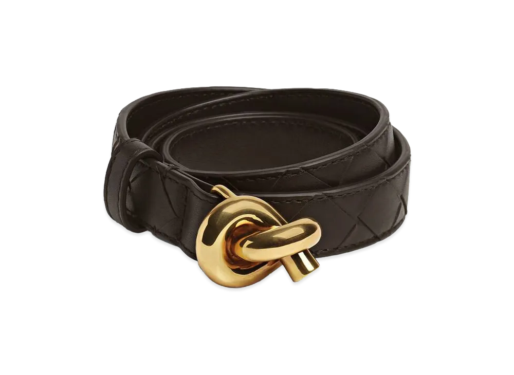 Bottega Veneta Knot Belt "Fondente"