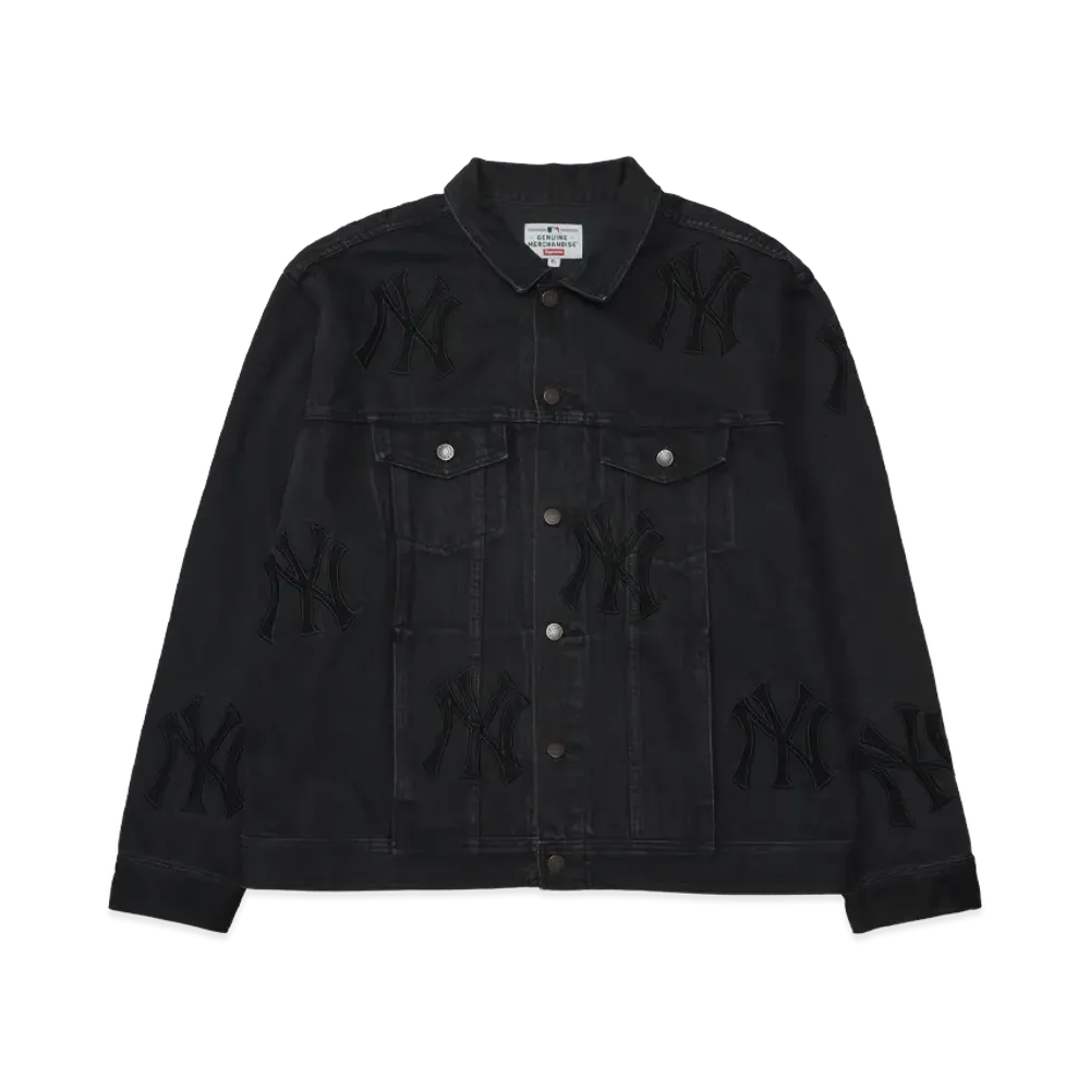 Supreme New York Yankees Denim Trucker Jacket "Black"