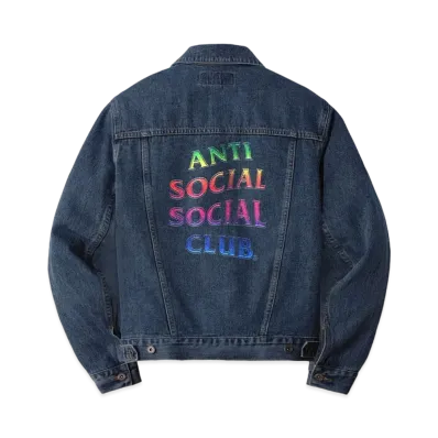 ANTI SOCIAL SOCIAL CLUB Teleport Jacket "Blue Denim"