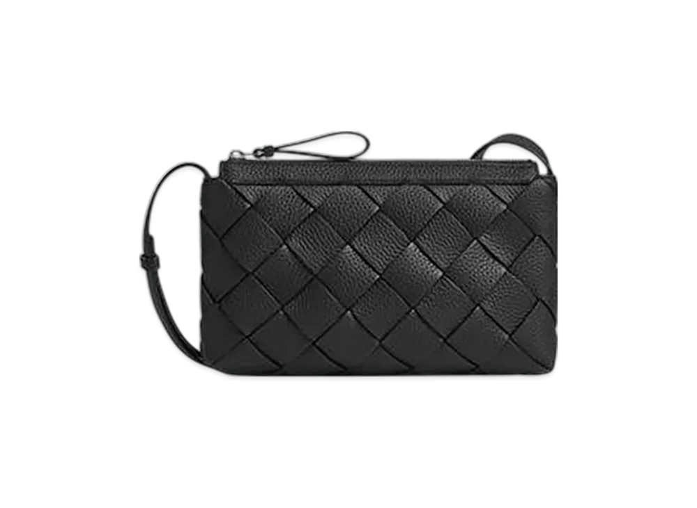 Bottega Veneta Diago Zipped Messenger "Black"