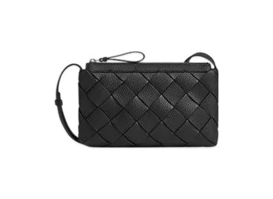 Bottega Veneta Diago Zipped Messenger "Black"