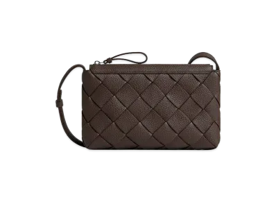 Bottega Veneta Diago Zipped Messenger "Old Wood"