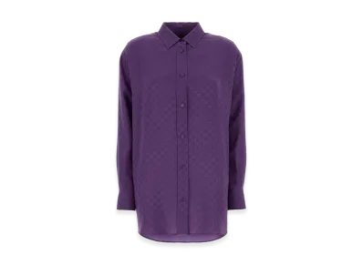 GUCCI Women's 'GG' Shirt "Purple"