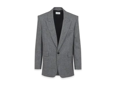 Saint Laurent Flannel Jacket "Grey"