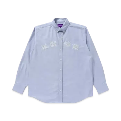 BlackEyePatch HWC Patched Oxford Shirt "Blue"