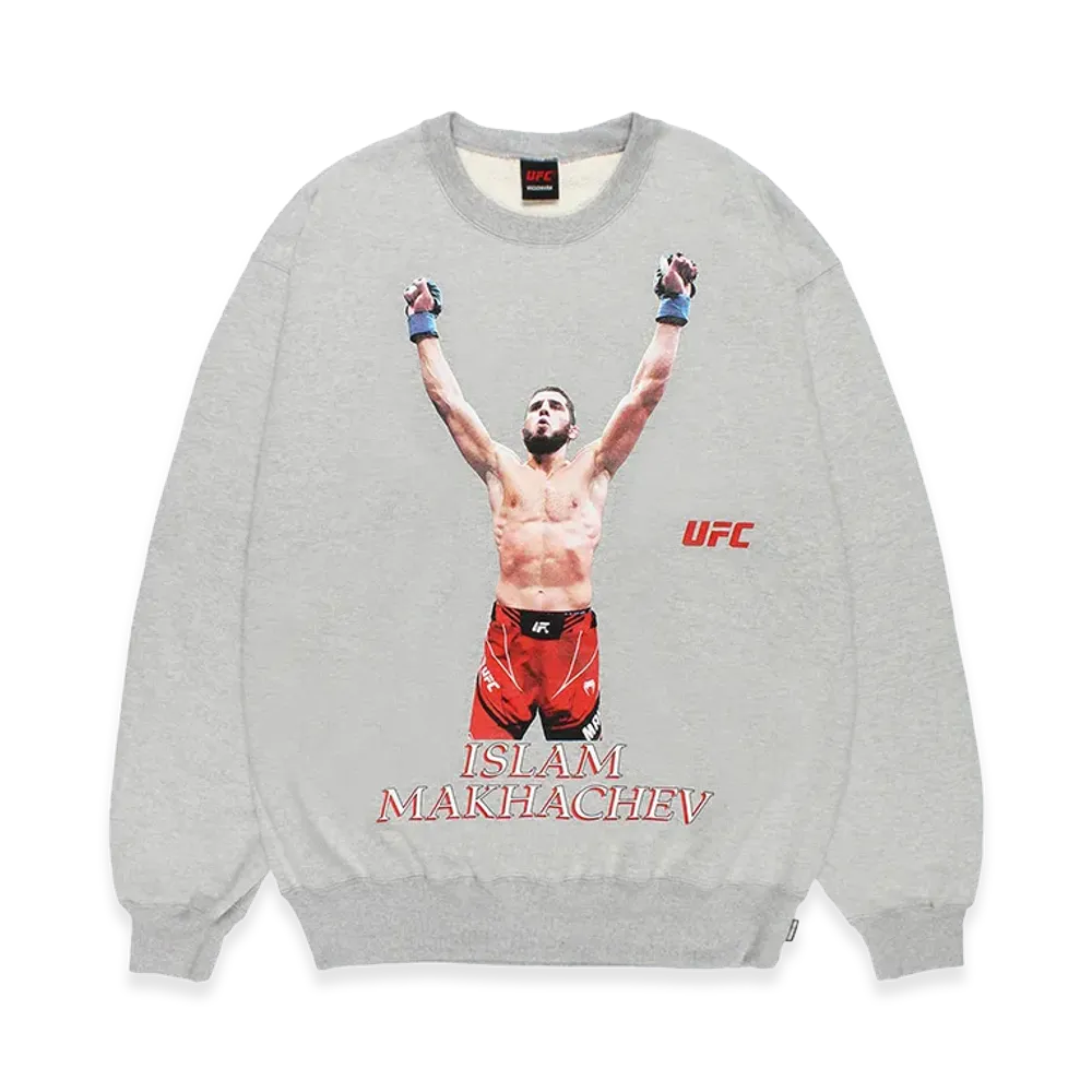 WACKO MARIA x UFC Heavy Weight Sweat Shirt "Gray"