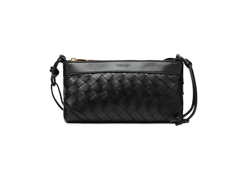 Bottega Veneta Women's Leather Crossbody Bag "Black"