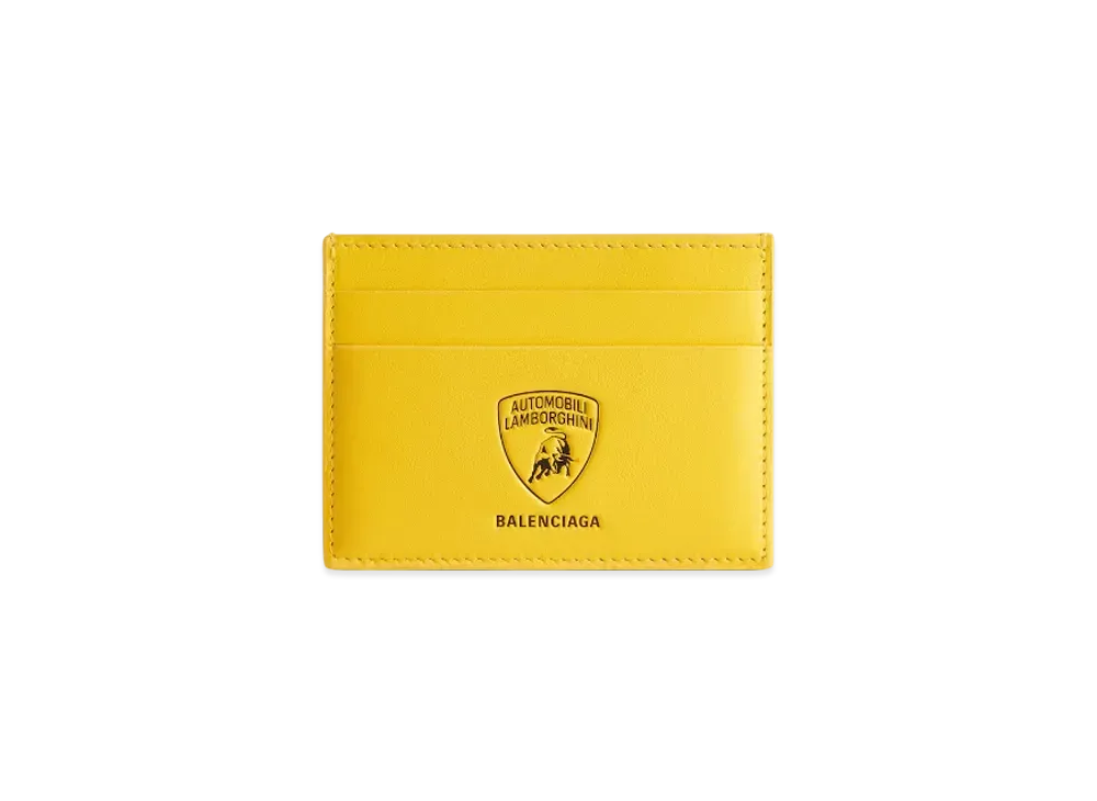 BALENCIAGA Automobili Lamborghini Card Holder "Yellow"