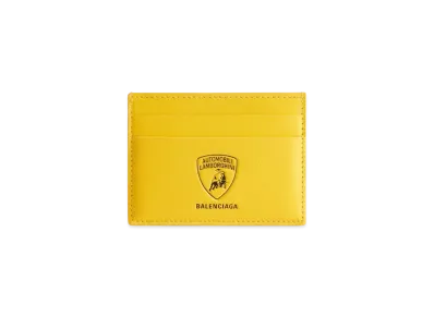 BALENCIAGA Automobili Lamborghini Card Holder "Yellow"