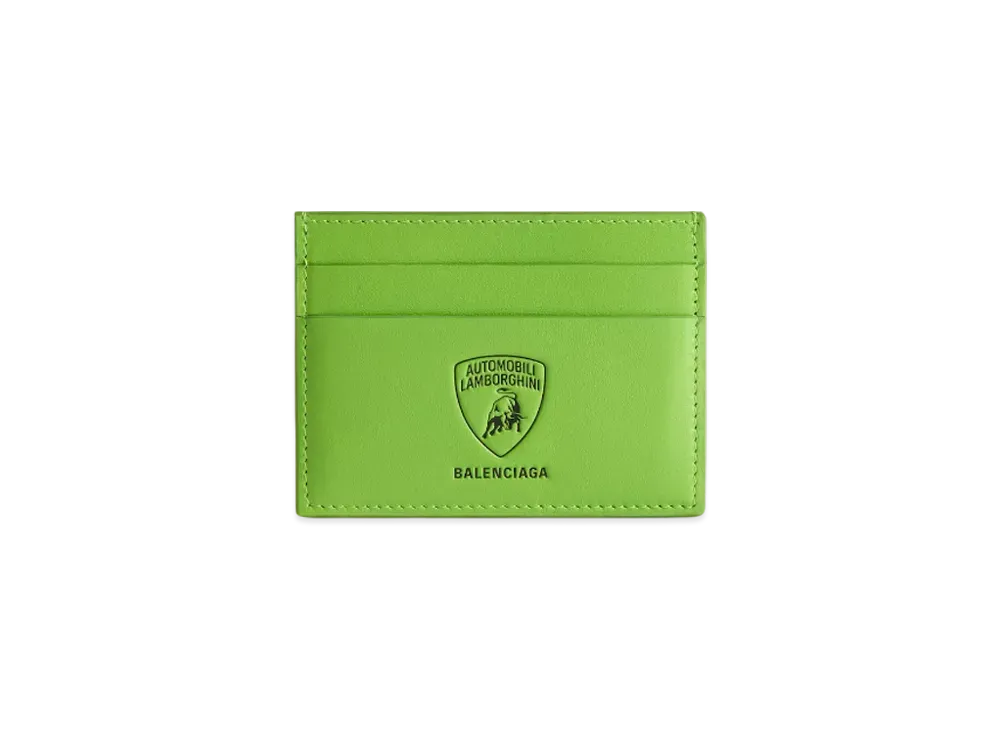 BALENCIAGA Automobili Lamborghini Card Holder "Green"