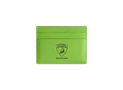 BALENCIAGA Automobili Lamborghini Card Holder "Green"