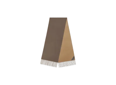 Bottega Veneta Bicolor Cashmere Scarf "Black/Beige"