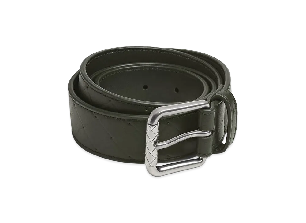 Bottega Veneta Intrecciato Stamp Belt "Camping"