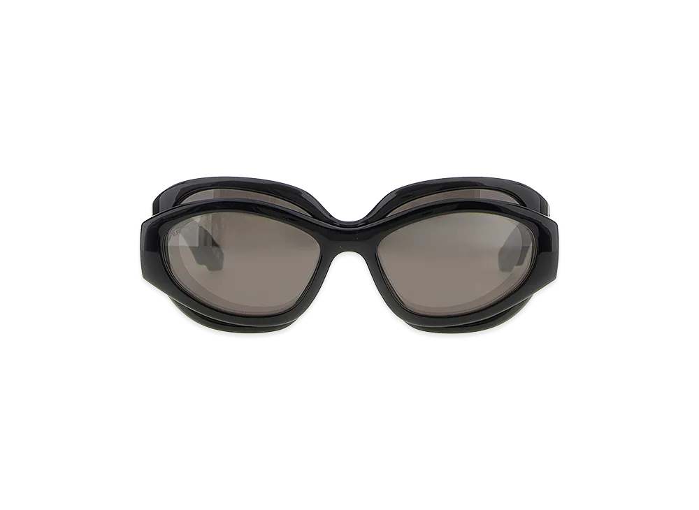 BALENCIAGA Women's 'Superbusy Round' Sunglasses "Black"