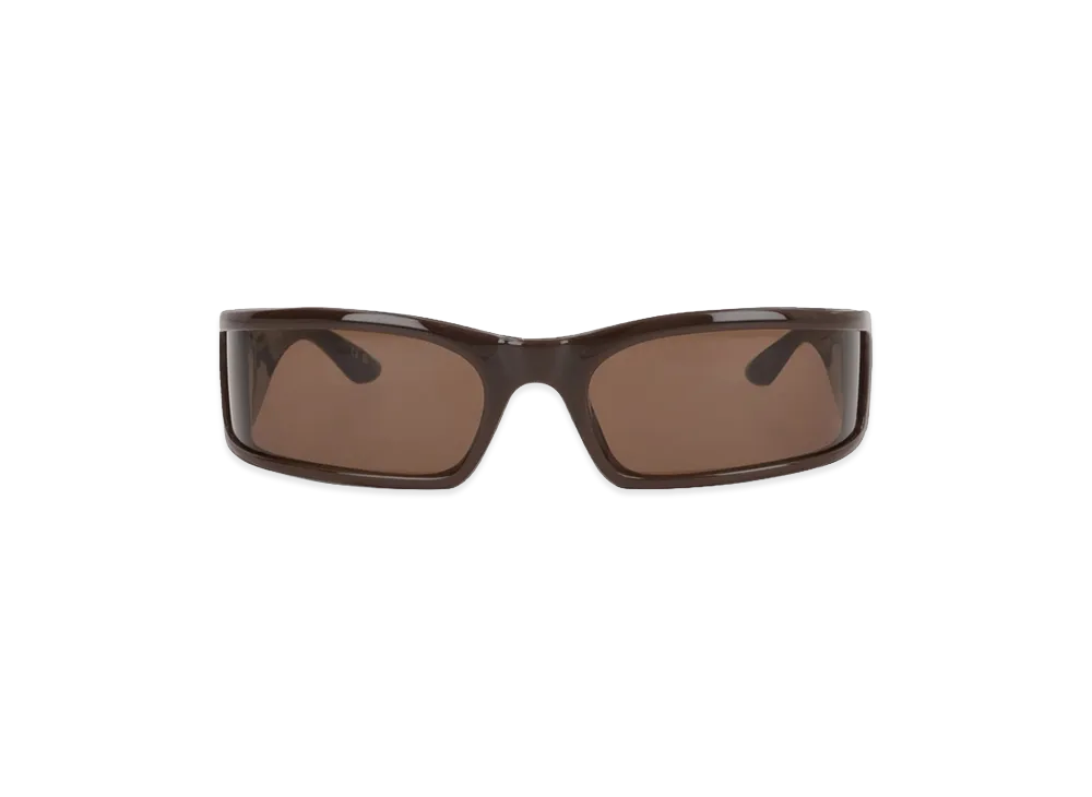 BALENCIAGA Brown Acetate Sunglasses "Brown"
