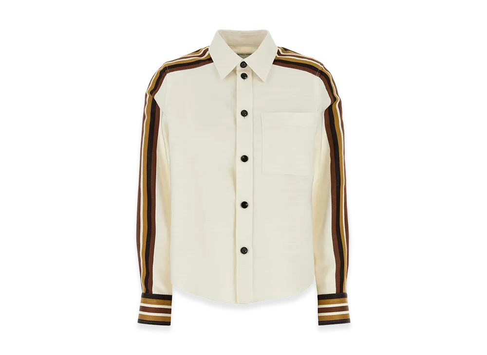Bottega Veneta Women's Viscose Blend Shirt "Ivory"