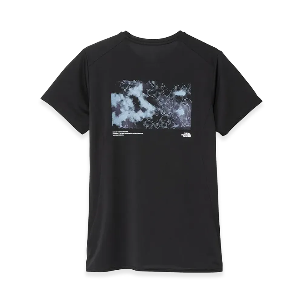 The North Face Women's Short Sleeve GTD Melange Graphic Crew "Black"