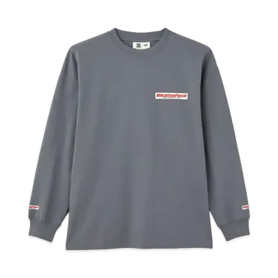 BlackEyePatch x H&M STREET GEAR COLLECTION LONG SLEEVE T-SHIRT "Grey"
