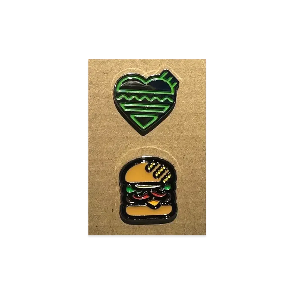 HUMAN MADE x Shake Shack Pins Set "Beige"