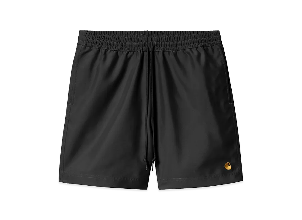 Carhartt WIP Chase Swim Trunks "Black/Gold"
