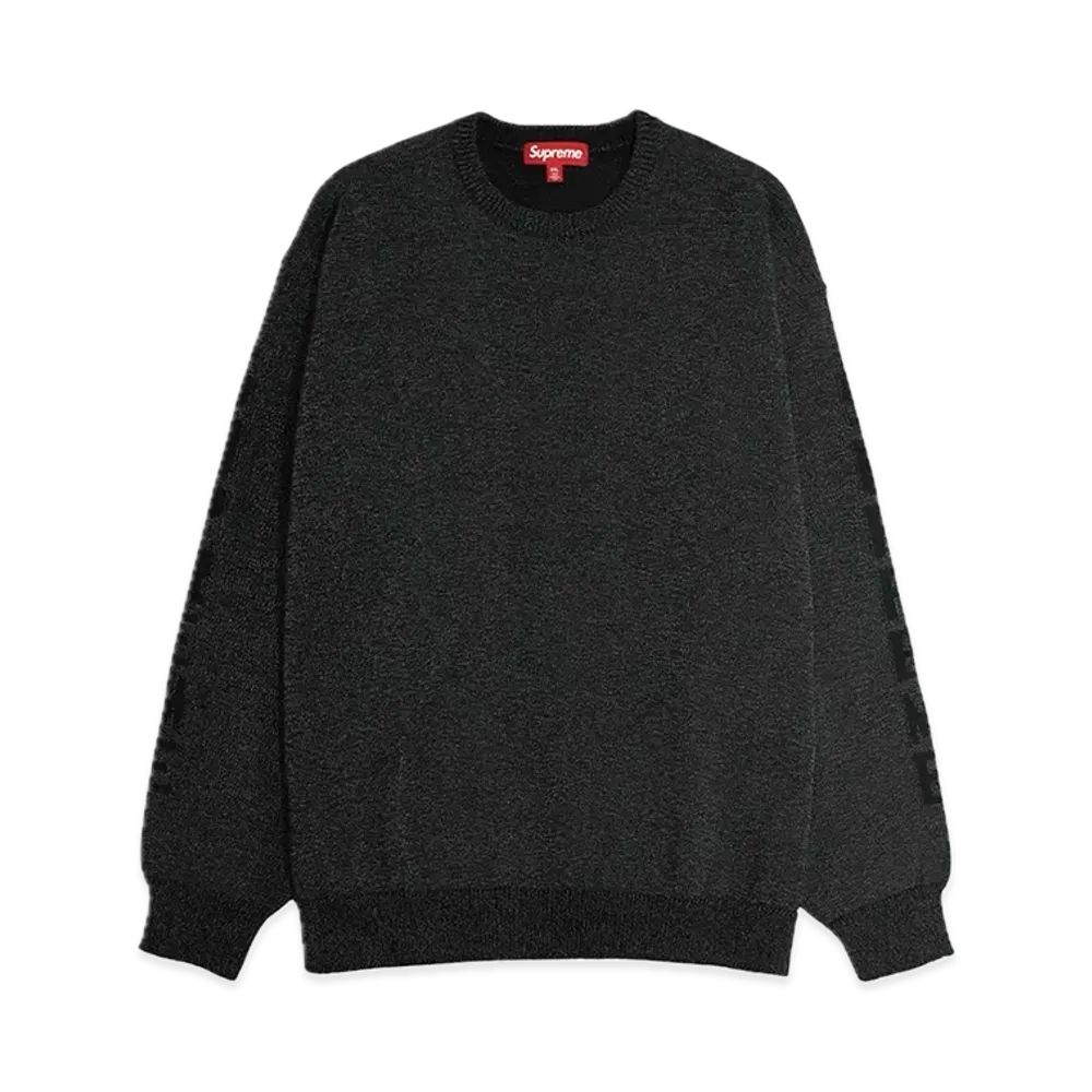 Supreme Reflective Sweater "Black"