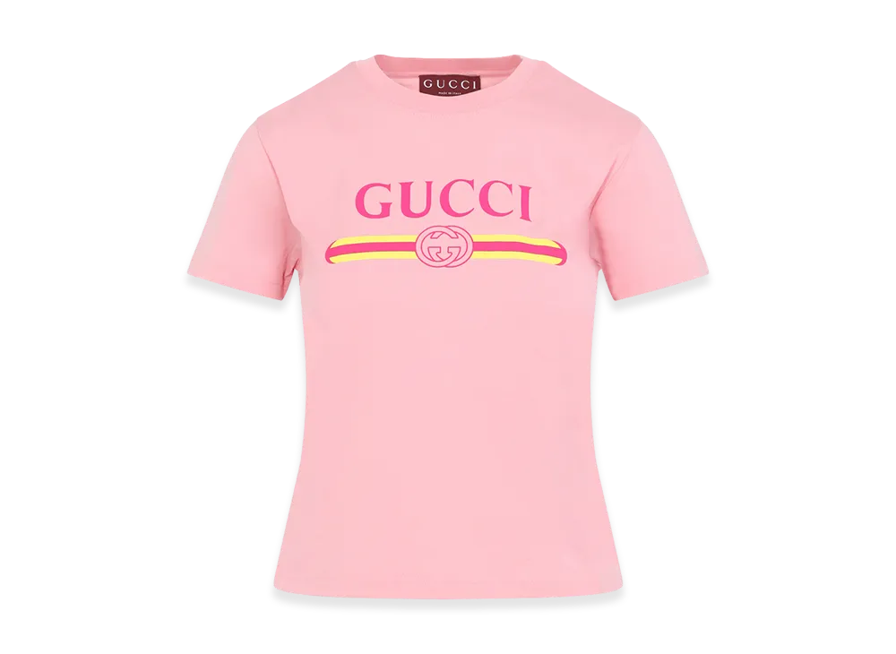 GUCCI Women's 'New 70S' T-Shirt "Pink"