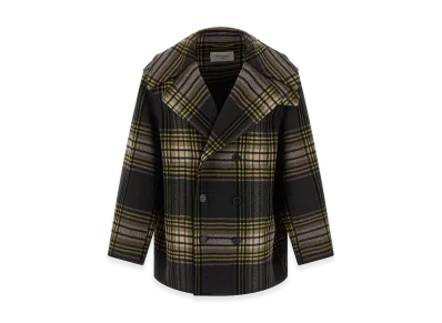 Saint Laurent Women's Caban Coat "Multicolor"