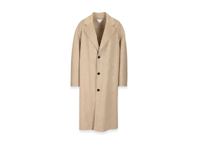 Bottega Veneta Women's Light Double Wool Cachemire Coat "Beige"