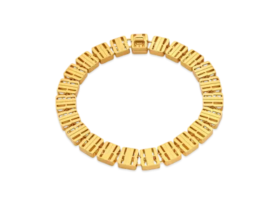 BALENCIAGA Nano Link Necklace "Gold"