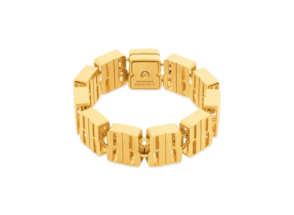 BALENCIAGA Nano Link Bracelet "Gold"