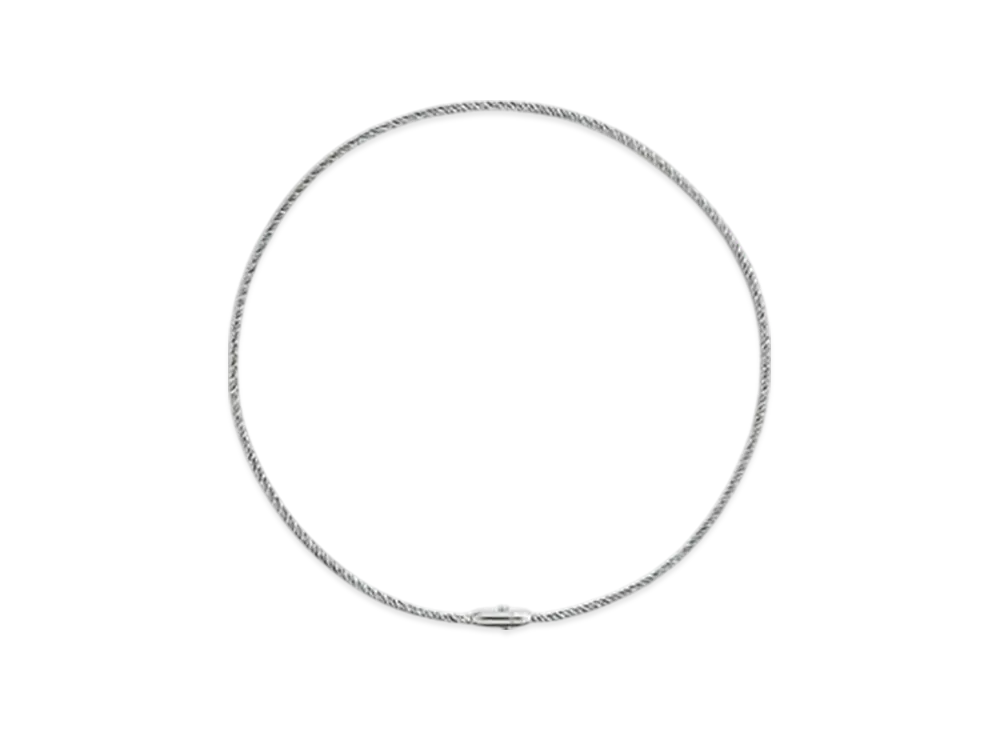Bottega Veneta Intreccio Necklace "Silver"
