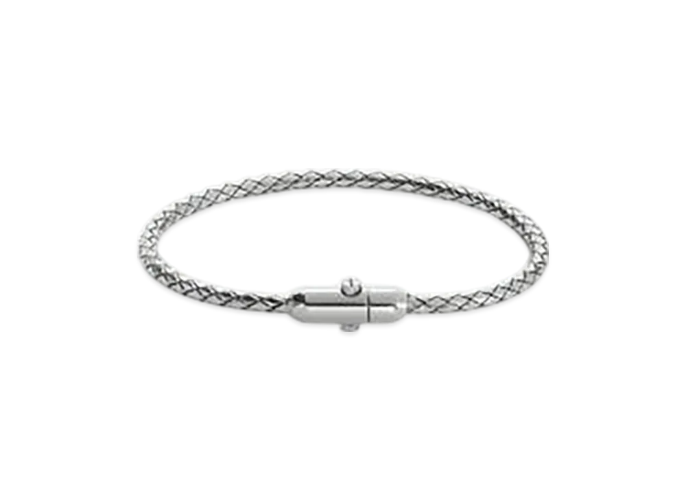 Bottega Veneta Intreccio Bracelet "Silver"