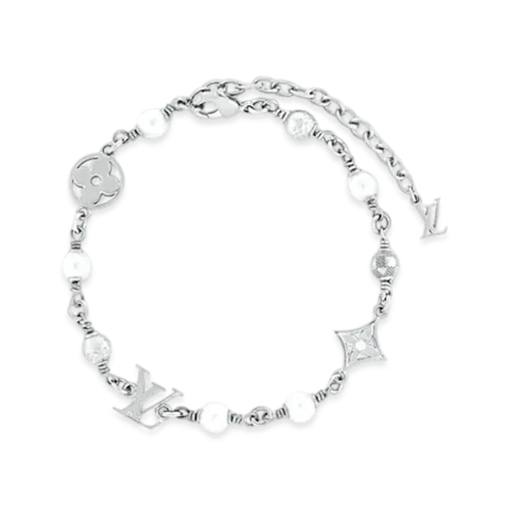Louis Vuitton LV Pearls Bracelet "Silver"