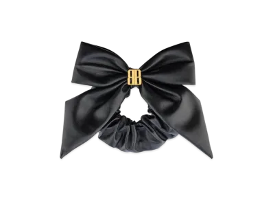 BALENCIAGA Clemence Xl Scrunchie "Black/Gold"