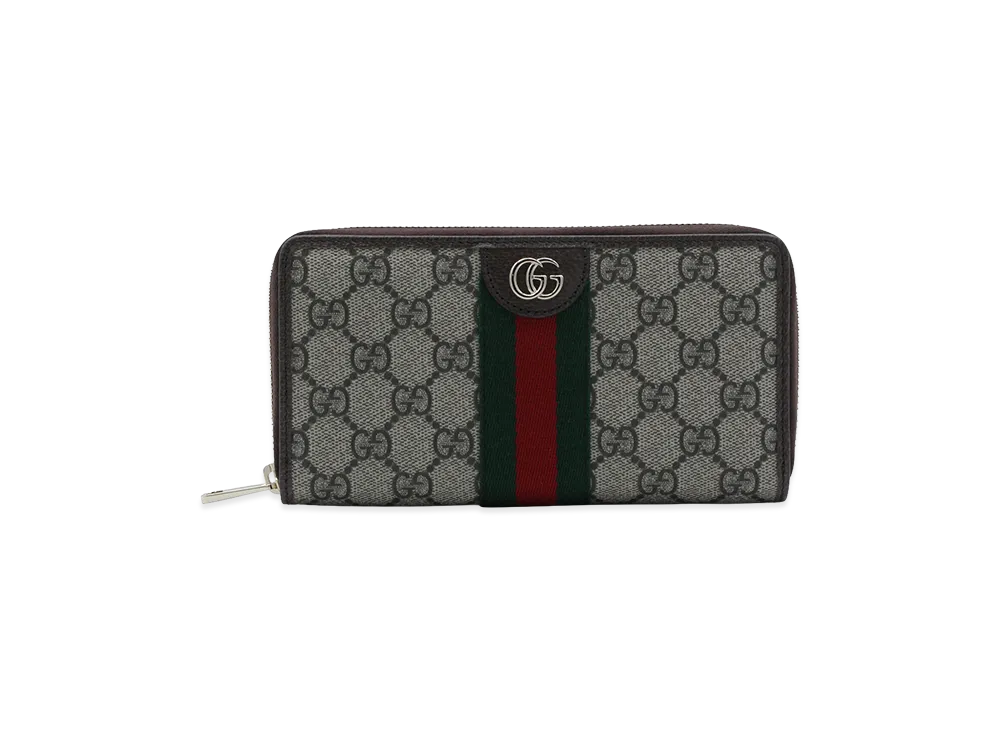 GUCCI Women's GG Supreme Fabric Ophidia Wallet "Printed"