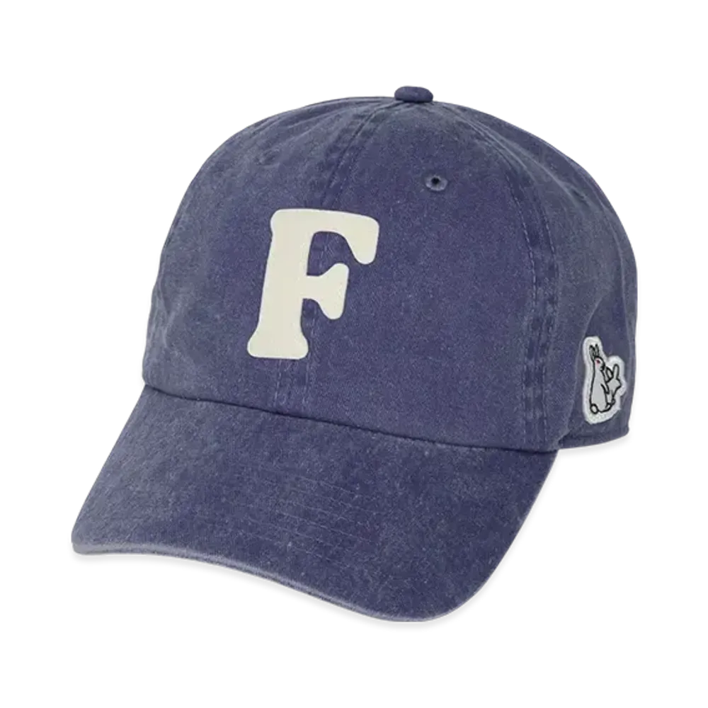 FR2 F Logo Garment Dye Cap "Blue"