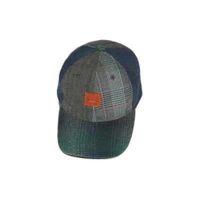 Acne Studios Cap With Face Patch "Blue/Green"
