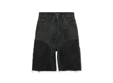 BALENCIAGA Men's Ripped Off Shorts "Black"
