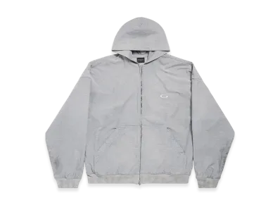 BALENCIAGA Trompe Loeil Hoodie "Heather Grey"