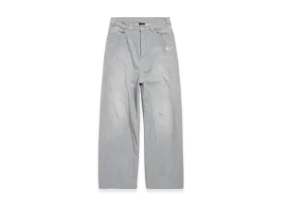 BALENCIAGA Men's Trompe Loeil Sweatpants "Heather Grey"