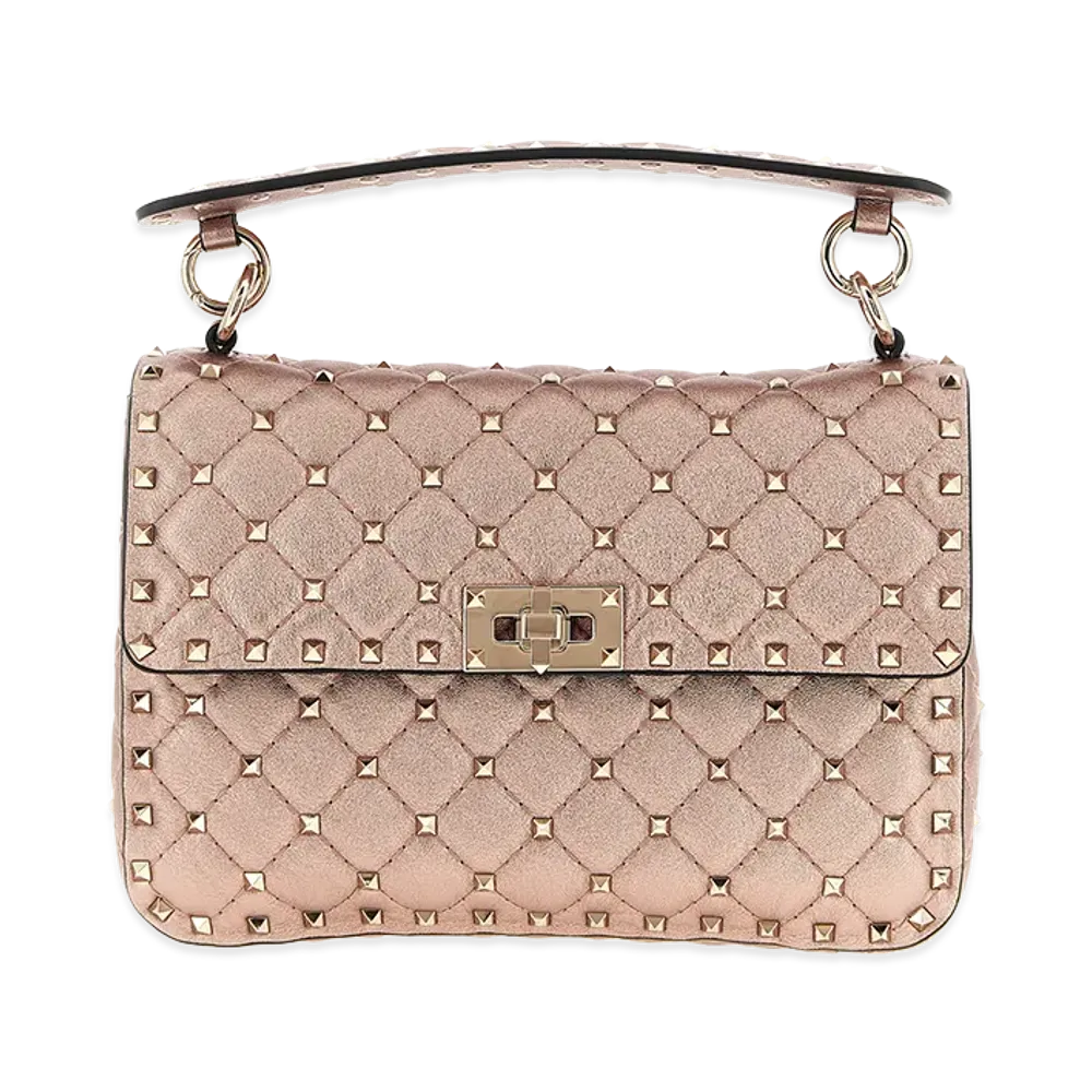 Valentino Garavani Women's 'rockstud Spike' Shoulder Bag "Pink"