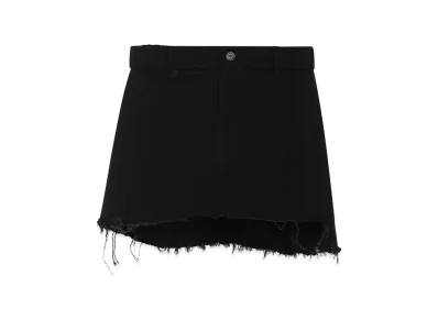 BALENCIAGA Women's Tailored Mini Skirt "Black"