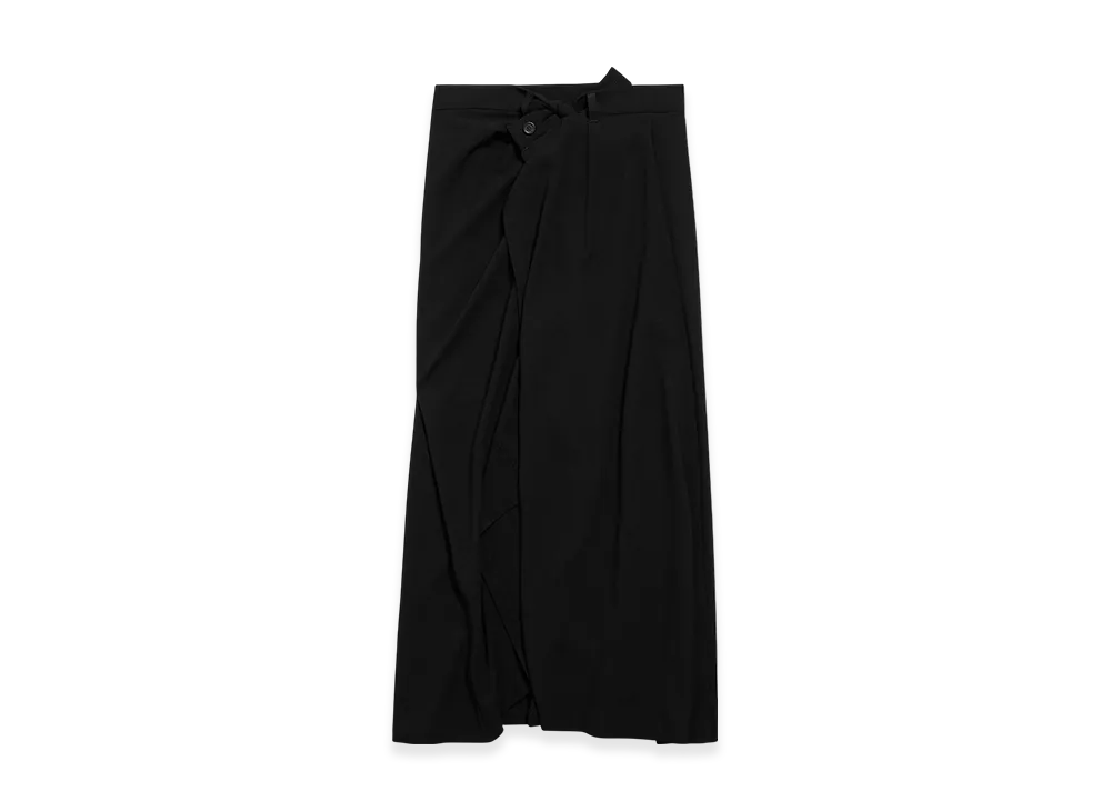 BALENCIAGA Draped Tailored Skirt "Black"