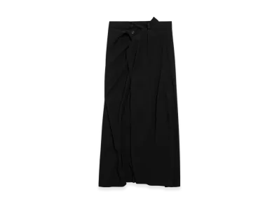 BALENCIAGA Draped Tailored Skirt "Black"